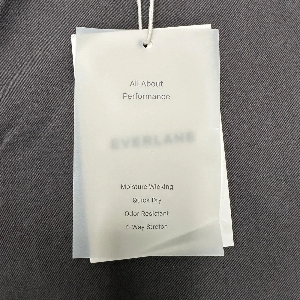 Everlane Uniform Performance Chino Slim Fit Slate Grey Mens Pants 30x34 NEW